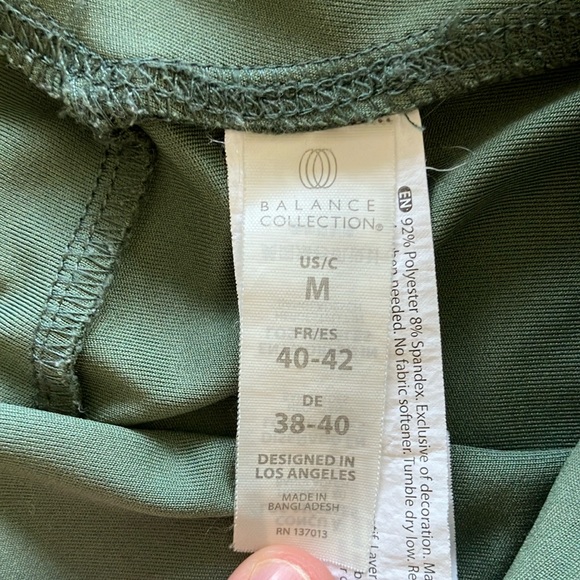 2 Balance Collection Gray and Green Bike Shorts - Picture 8 of 8